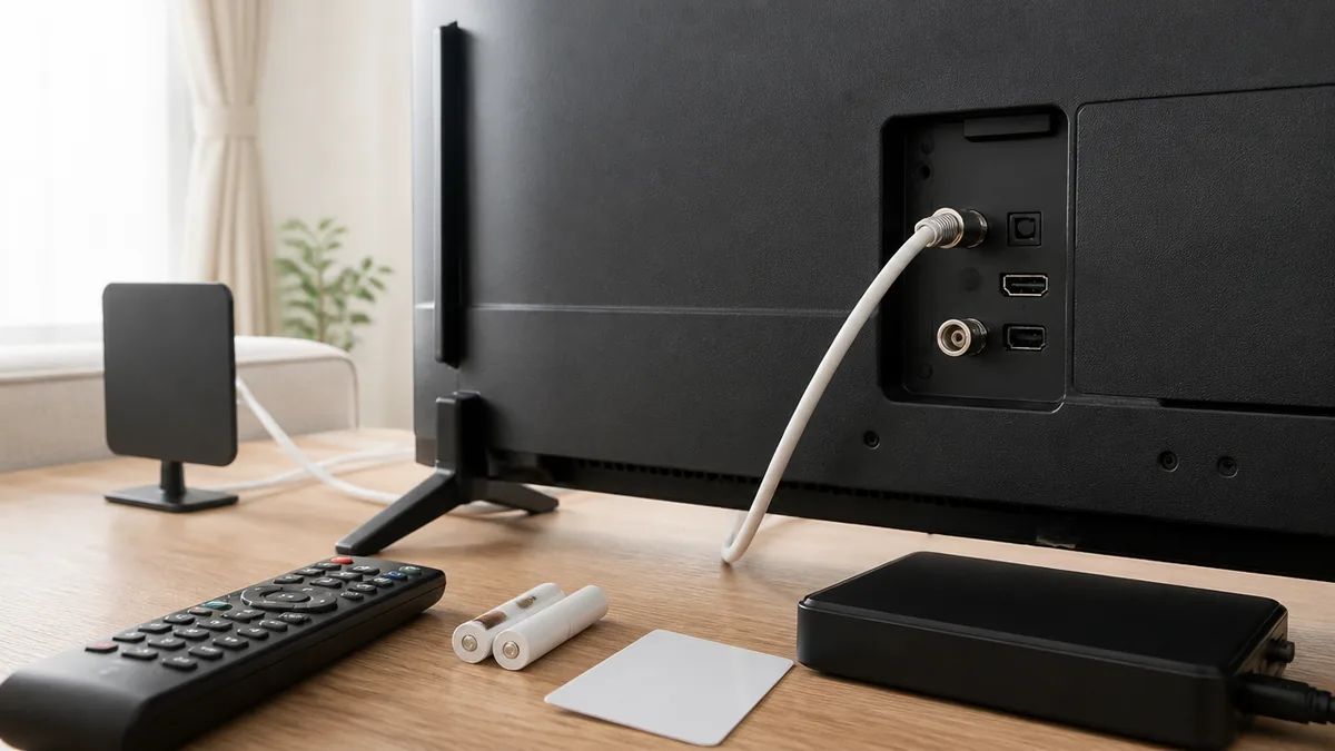 引越し テレビの設定でやり直すのは何？作業は大きく4つに分かれるの解説画像