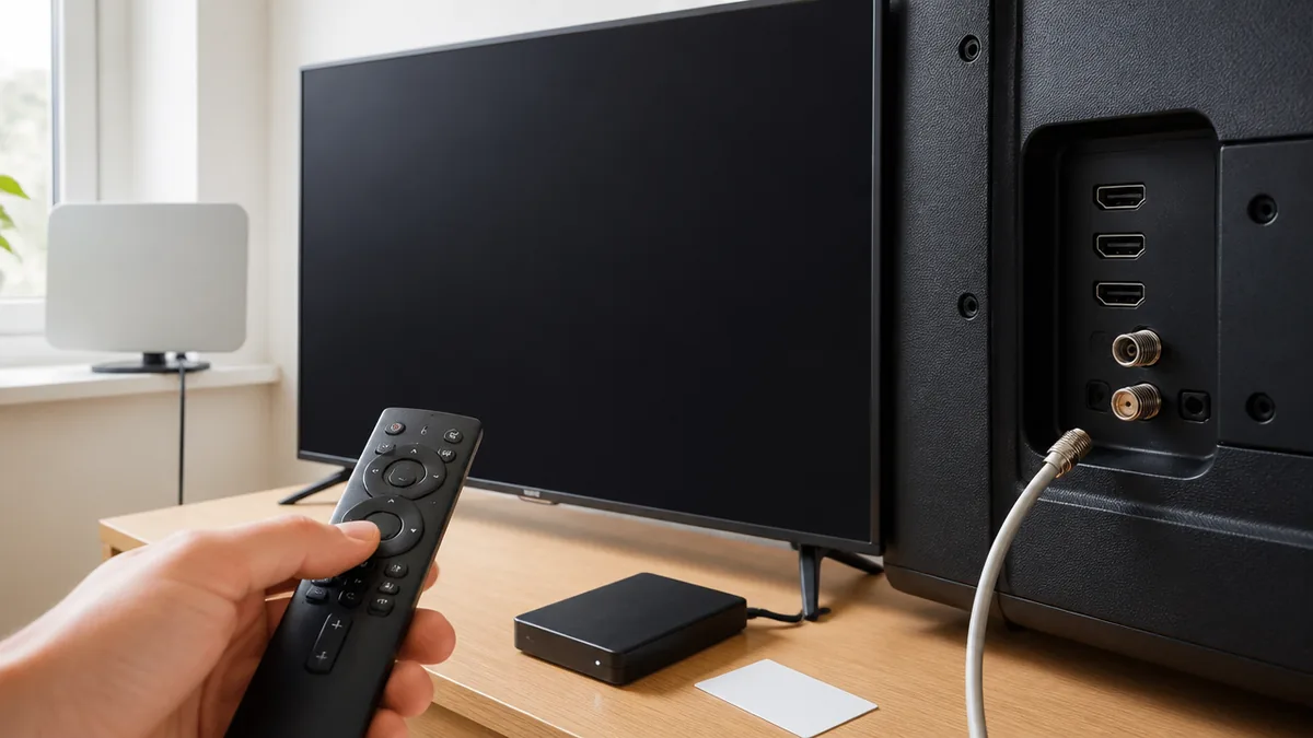 テレビのHDMIが映らないとき、まず画面の表示を見るの解説画像