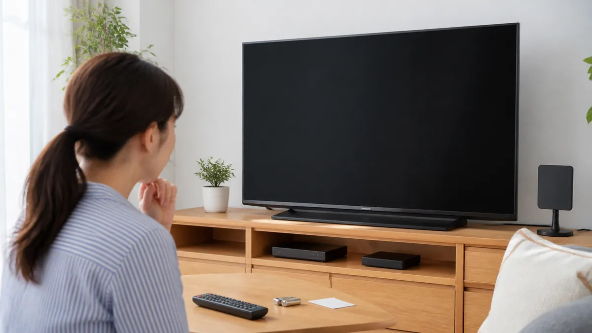 テレビ買い替え もったいない？まだ映るなら「部品保有8年」と4つの材料で決めるのアイキャッチ画像