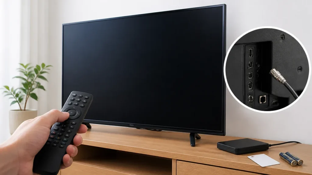 ネトフリテレビログアウトは戻るボタンから｜メニューが無い時の12回キー操作と遠隔の手順のアイキャッチ画像