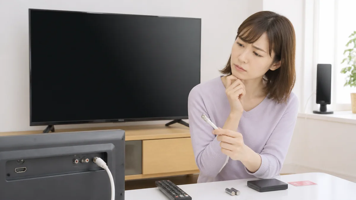 テレビ 映らない 真っ暗ならランプの色を見る｜音が出るかで分かる故障の境目と5つの手順のアイキャッチ画像
