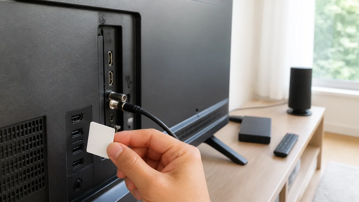 miniB-CASカードが正しく挿入されていません、はテレビがカードを読めていない合図の解説画像