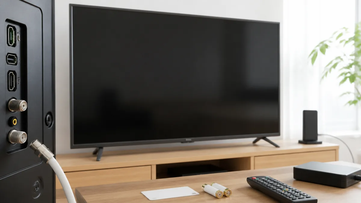 テレビ画面が映らない 電源は入るときは本体ボタンを押す｜故障の境目と15秒長押しの再起動のアイキャッチ画像