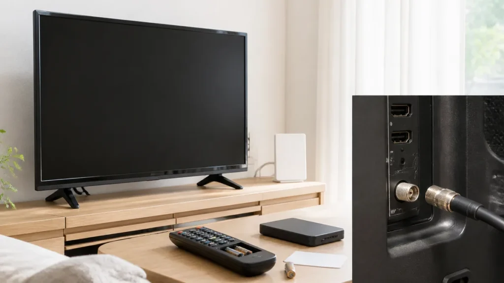 テレビ映らない e202 マンションは故障より共用部かも｜隣の部屋で分かる切り分けの順番のアイキャッチ画像