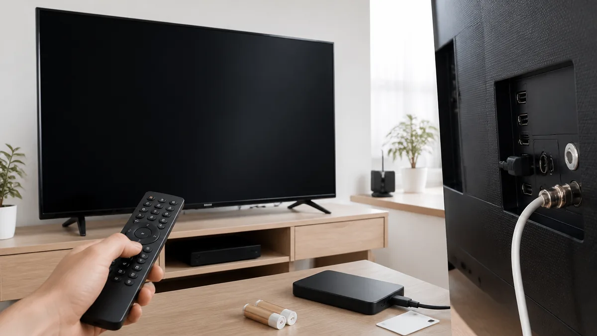テレビ画面が映らない 音は出るなら、原因は4系統に絞れるの解説画像