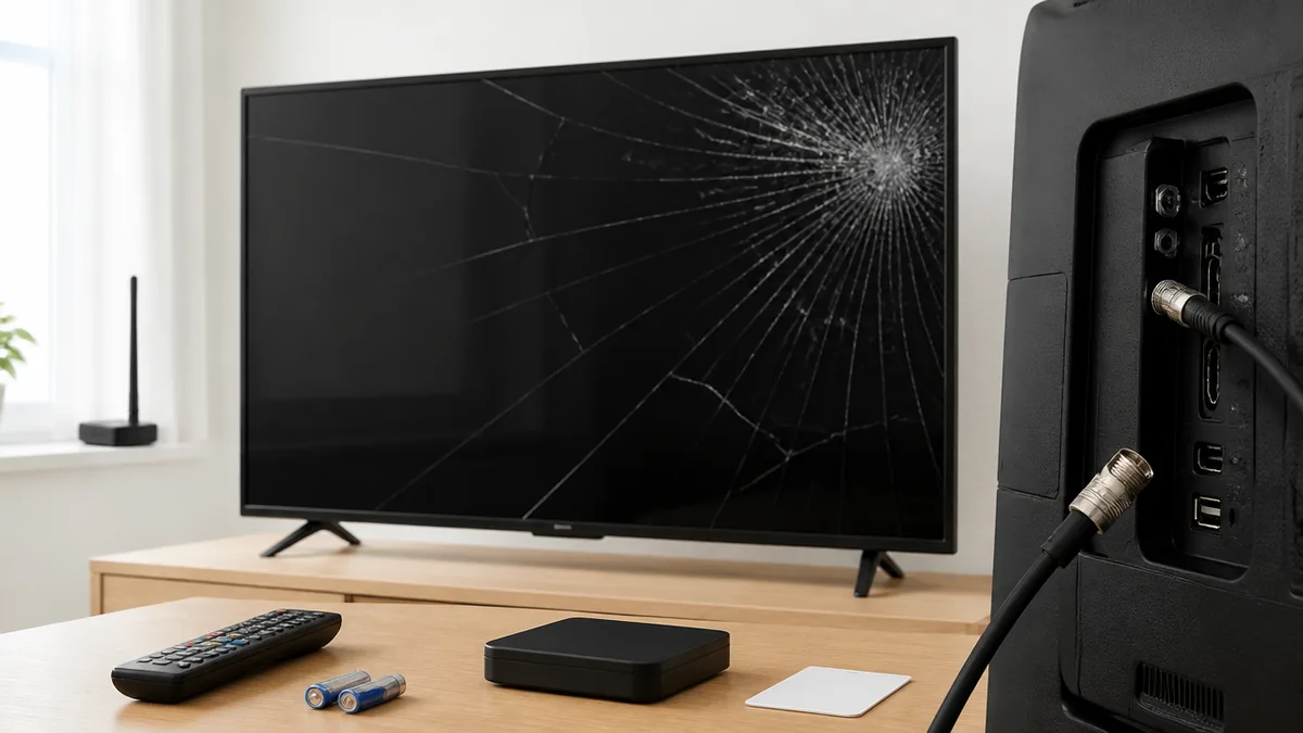 液晶テレビ割れた修理代はいくら?公式に金額が出ているメーカーは限られるの解説画像