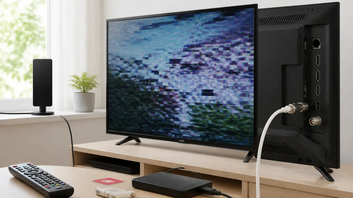 テレビ 画面 乱れるのは寿命のせい？まず乱れ方で3系統に分けるの解説画像