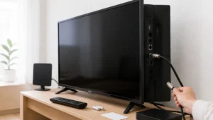 テレビ 電源つかない 赤点滅は本体からの合図｜プラグを抜く前に数える点滅回数と4社の違いのアイキャッチ画像