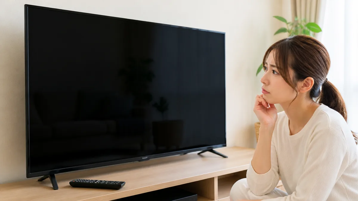 テレビ暗いと感じたら「いつから暗いか」で原因が分かる｜設定で戻る3つと寿命のサインのアイキャッチ画像