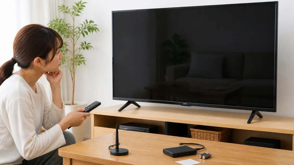 テレビ暗いと感じたら、まず「いつから暗いか」を思い出すの解説画像