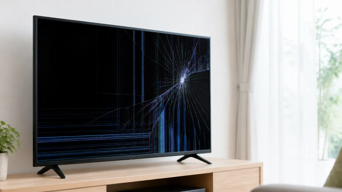 液晶割れしたテレビは直す？買い替える？保証・保険・処分まで7つの判断材料のアイキャッチ画像