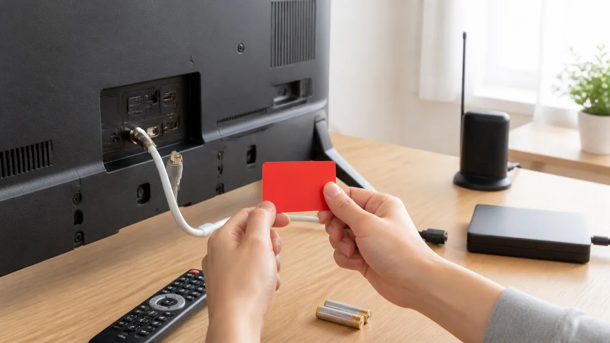 カードはテレビの持ち主のもの？意外と知られていない「貸与品」というルールの解説画像