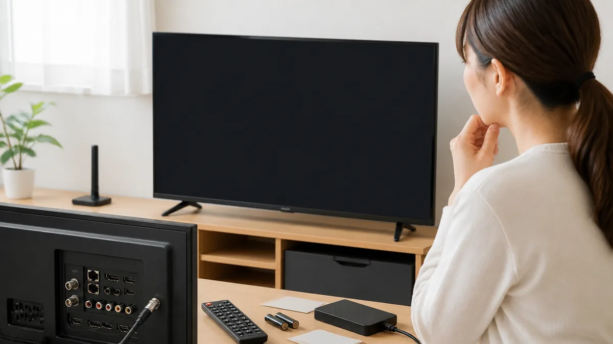 テレビ音出ない時はまず出力先を疑う｜映るのに無音になる原因7つと安全に試す順番のアイキャッチ画像