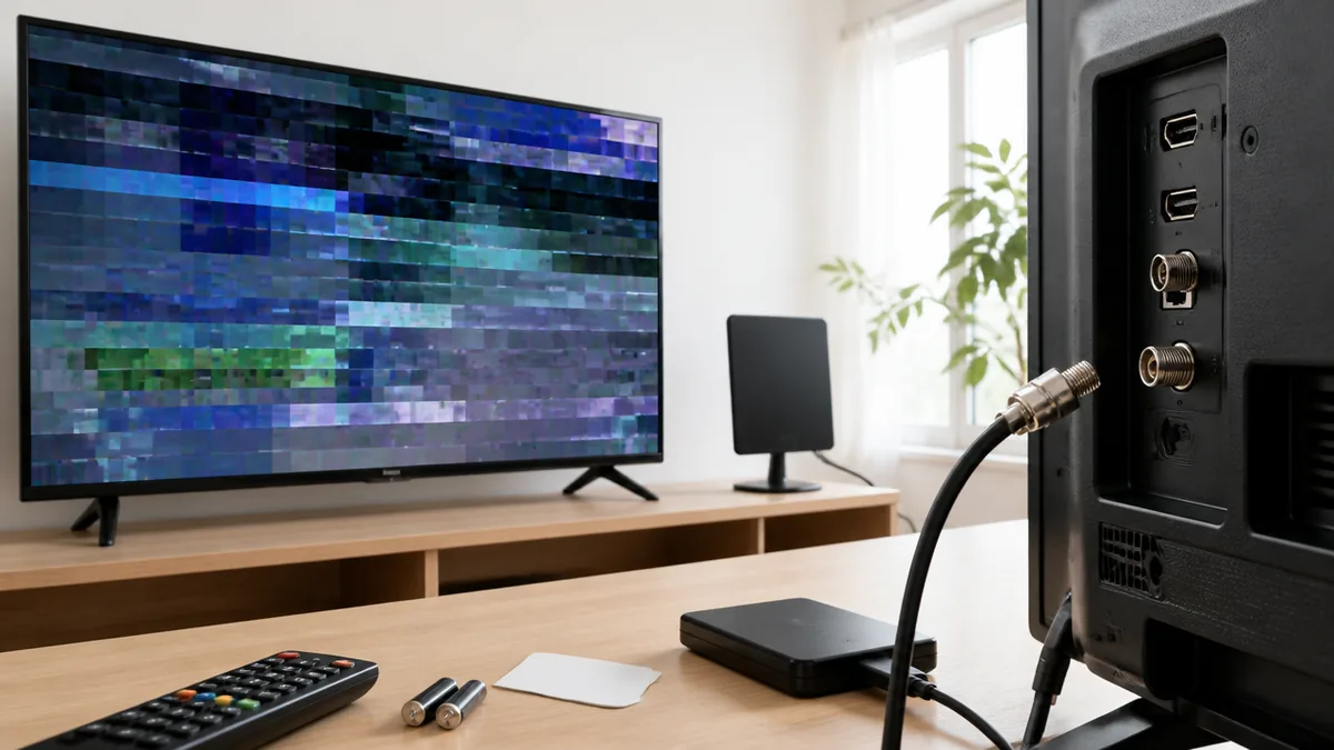 テレビの映りが悪いとき、画面の崩れ方で原因は分かる？の解説画像