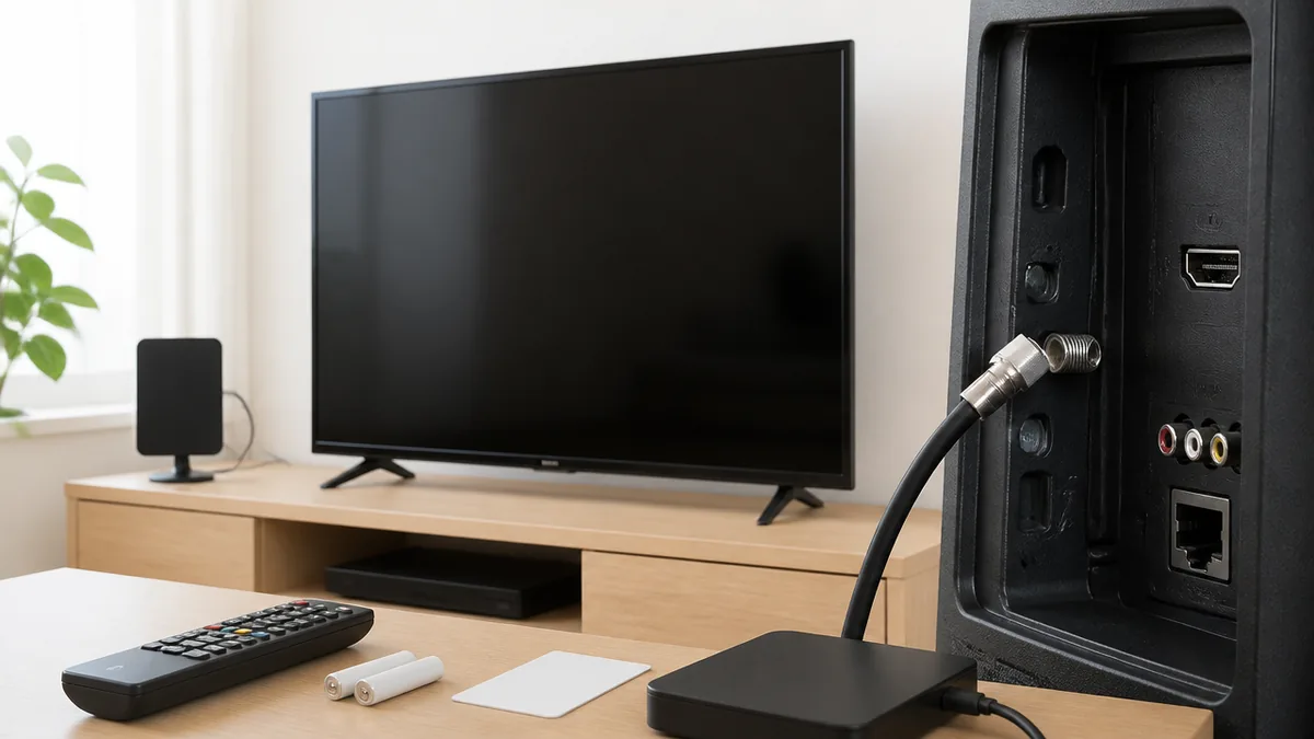 e203 テレビの表示は何を意味する？まず「放送休止」を疑う理由の解説画像