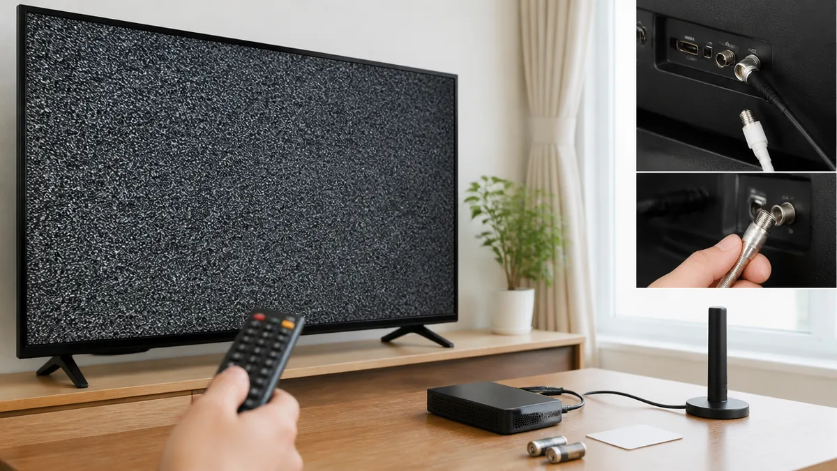テレビのノイズはまず「画面か音か」「全部か一部か」で見分けるの解説画像