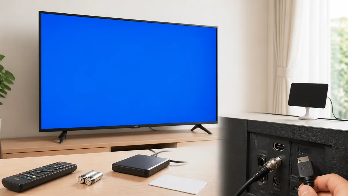 テレビ画面が青いときは「青一色」「青み」「青い点」の3タイプで疑う場所が変わるの解説画像