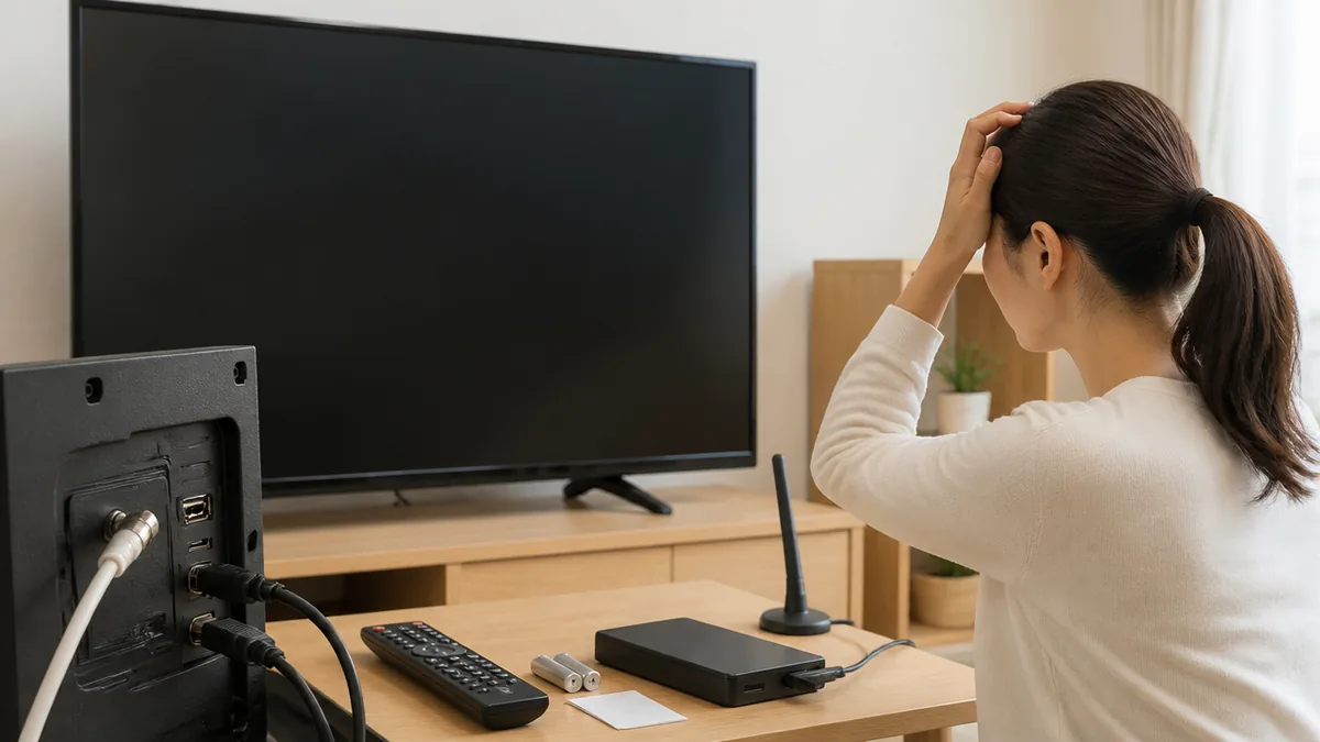 テレビ 色がおかしいのは設定かも｜番組表で見分ける故障の境目と試す順番5つのアイキャッチ画像