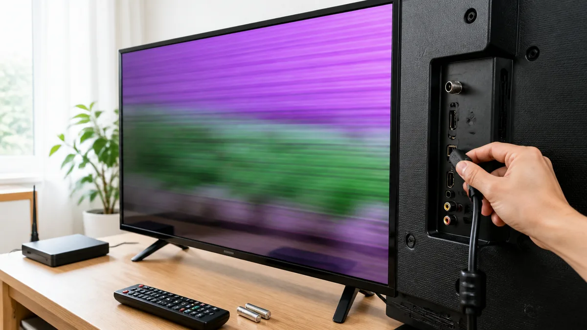 緑や紫っぽくなるなら、テレビより先にHDMIを疑うの解説画像