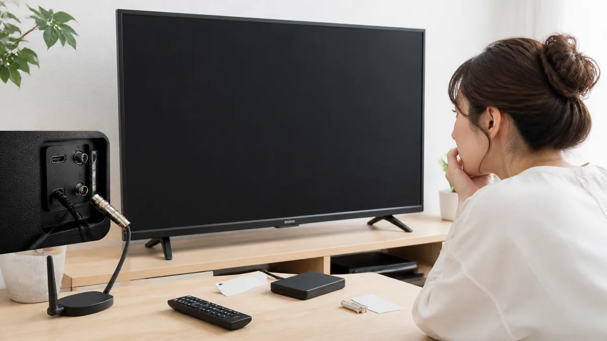 テレビが急に消える原因は6つ｜20分・約3時間で切れるなら故障とは限らないのアイキャッチ画像