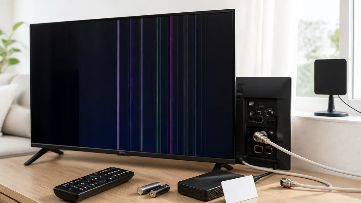 液晶テレビ 縦線 直し方｜安全な順に試す4ステップの解説画像