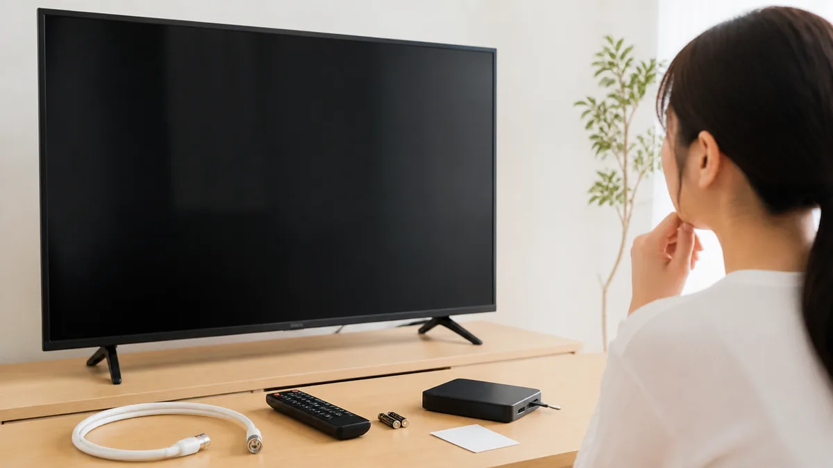 テレビ wifi 繋がらないとき、最初に見るべき3つのことの解説画像
